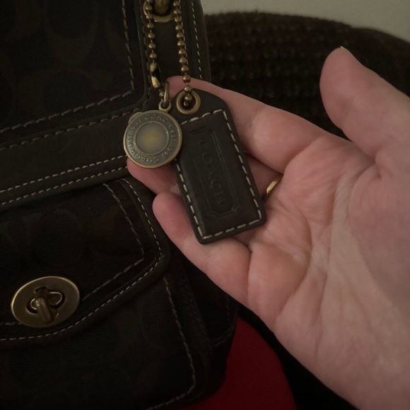 Vintage Rare Coach Handbag/Brown - Picture 5 of 12